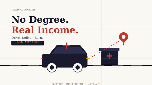 Make Real Money as a Medical Courier (No Degree Needed!)